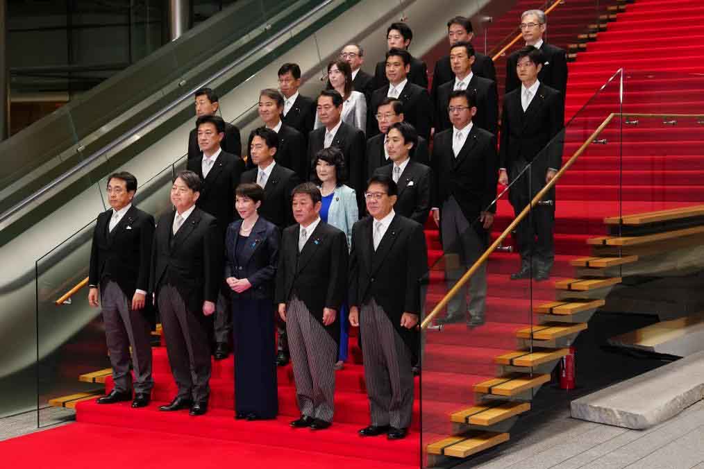 日本首相高市早苗組建新內閣